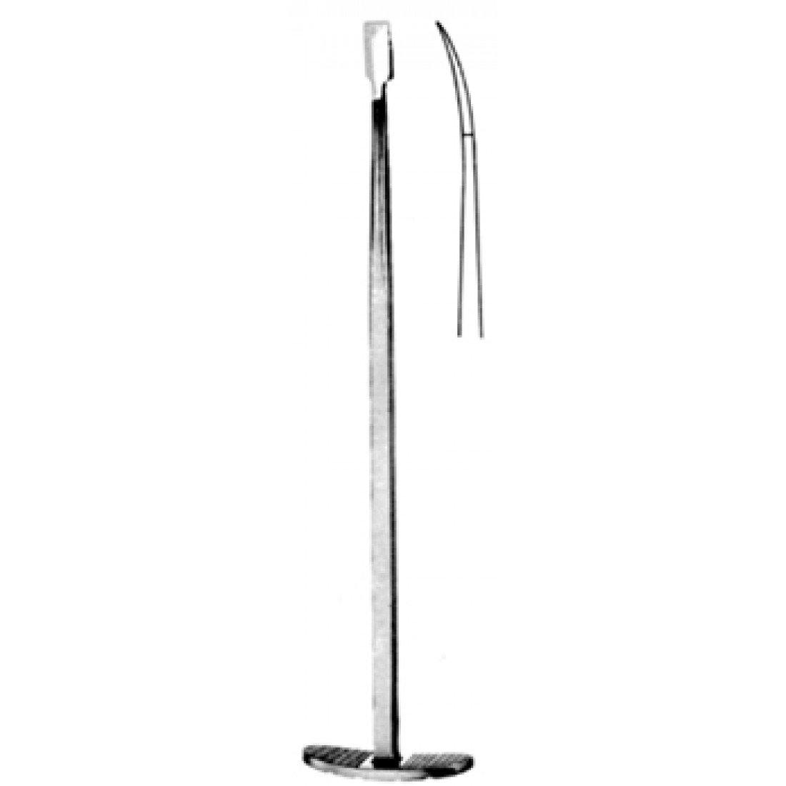 49.0814.17 Dunn Dautrey Osteotom Eğri 6mm, 17cm