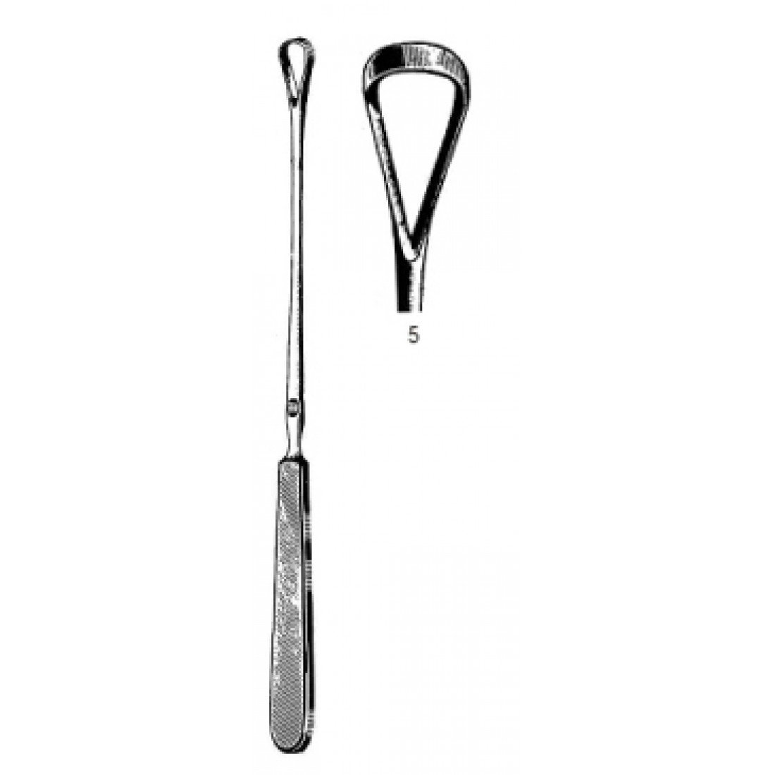 60.0880.05 Sims Küret Bükülebilir Keskin 25cm Fig.5