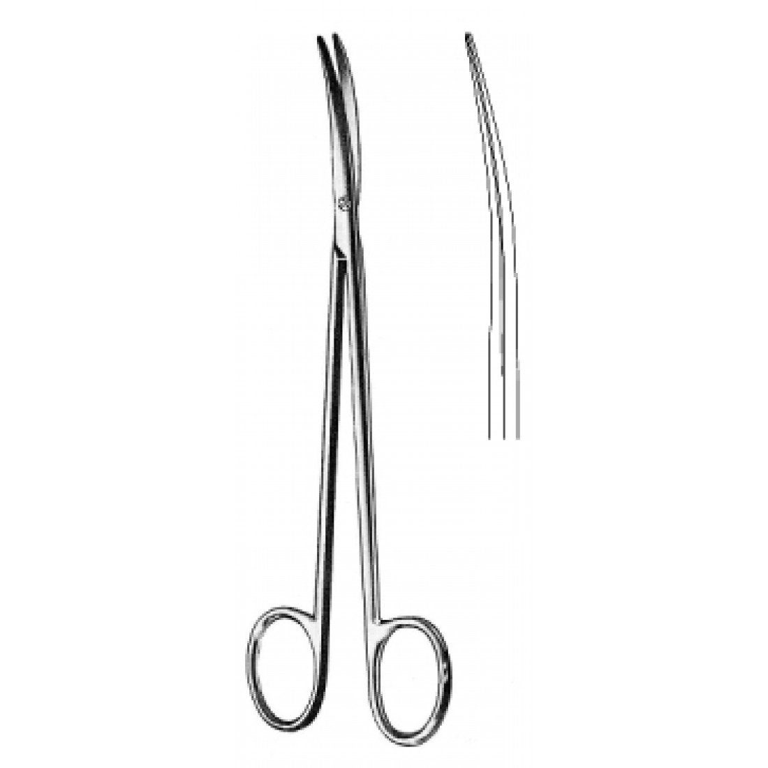 10.0606.17 Toennis Adson Neuro-Makas  Eğri 17.5cm