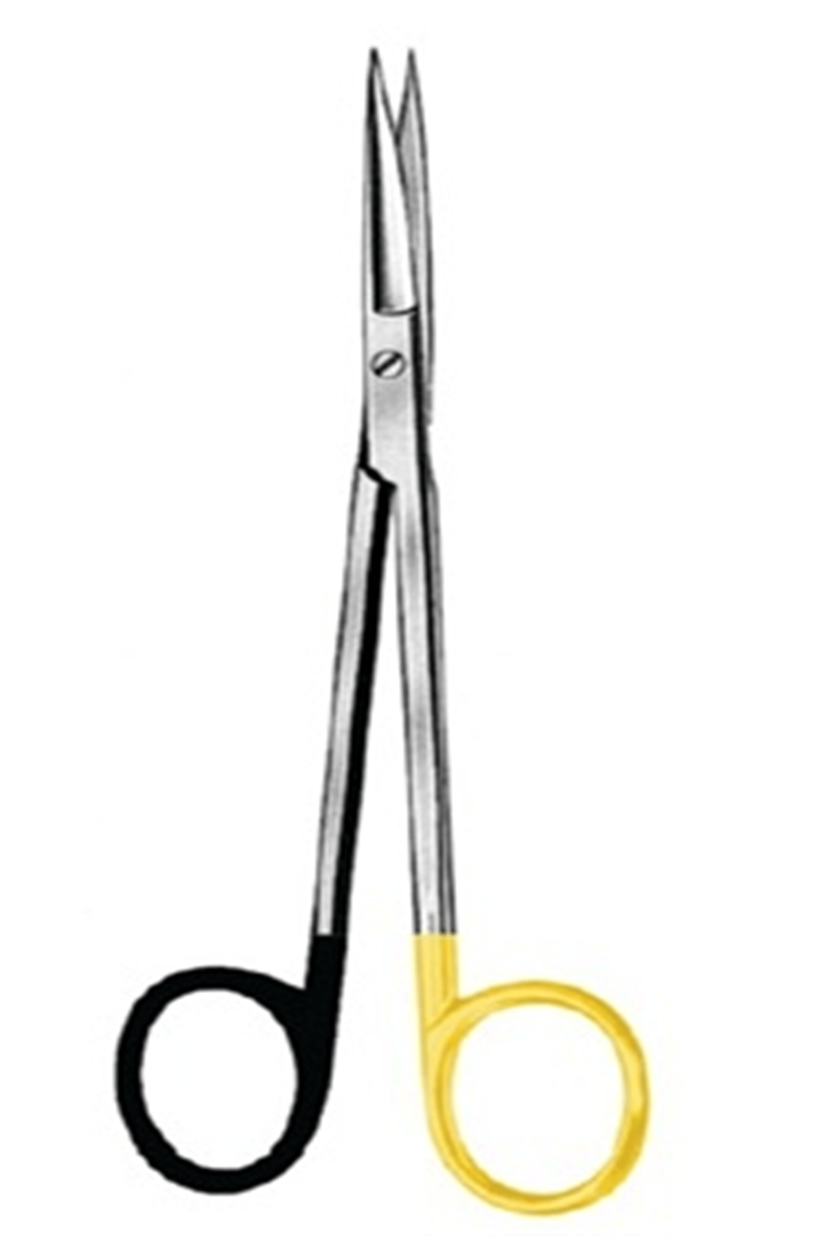 09.5191.14 SANVENERO Makas Eğri 14cm S/CUT, TC