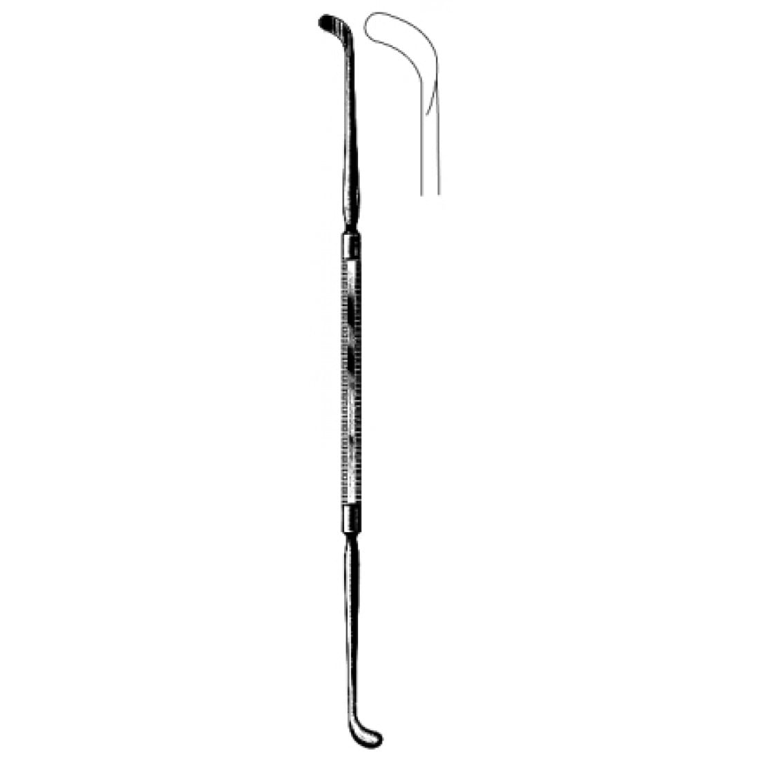 46.0494.21 Pennington Elevatör Çift Taraflı 21cm