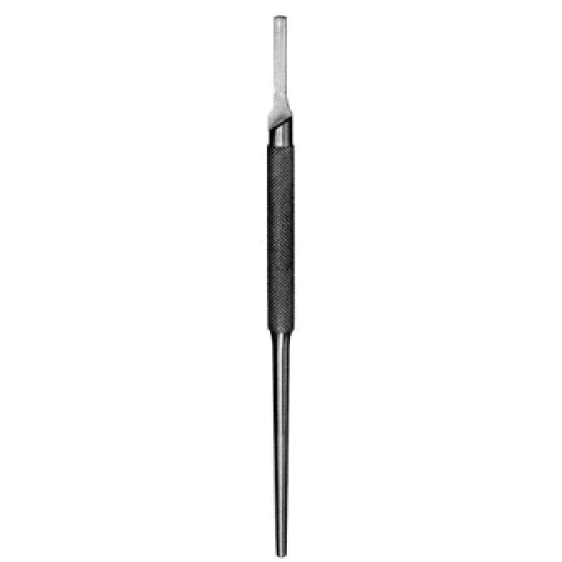 48.0412.16 Bistüri (neşter) Sapı, Düz, Yuvarlak Sap  #4, 16cm