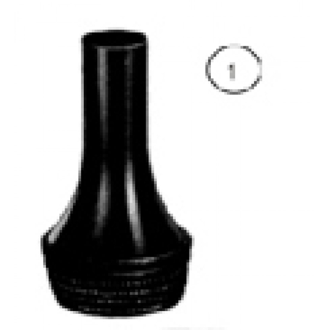 44.0050.01 Zoellner Kulak Spekulumu 5.5x6.5mm, Fig.1, Siyah