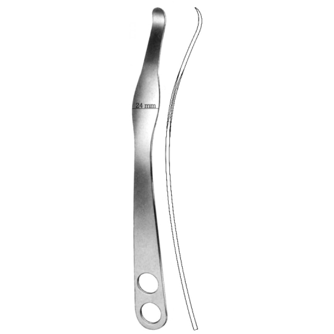 28.0696.24 Hohmann Kemik Levyesi 24x260mm