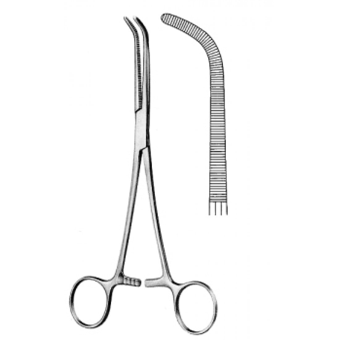 14.0434.22 O' Shaughnessy Disseksiyon/Ligaşür Forseps 22cm