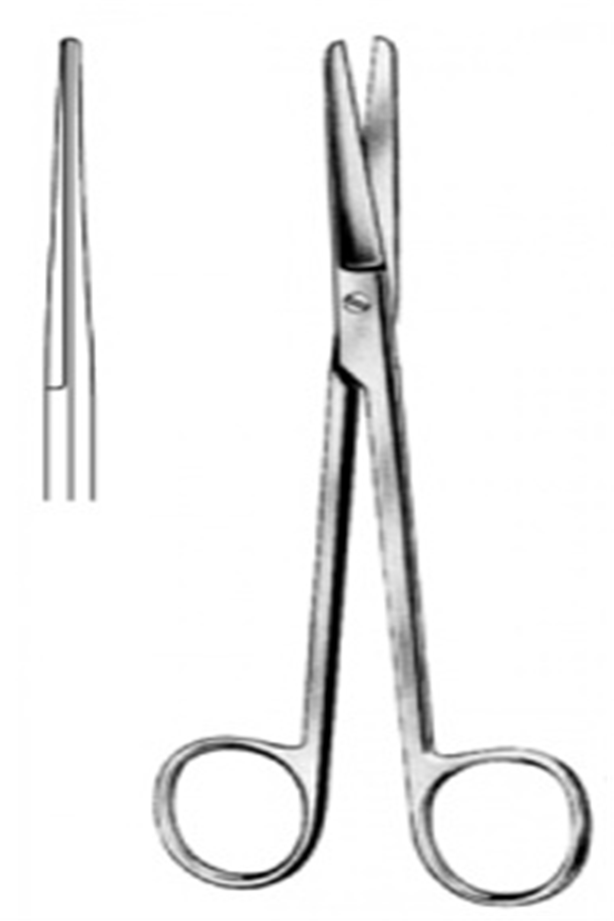 10.0100.15 Mixter Makas Künt/Künt Düz 15.5cm