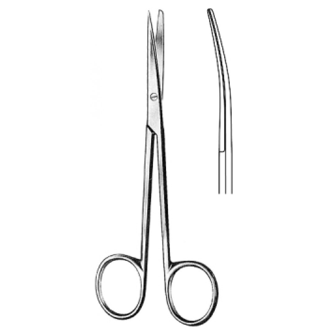 10.0343.14 Metzenbaum Makas Keskin/Künt Eğri 14.5cm