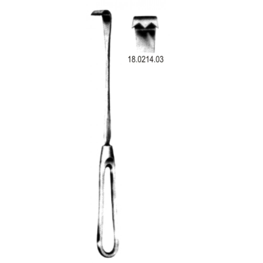 18.0214.03 Oldberg Ekartör 3 Dişli, 20cm