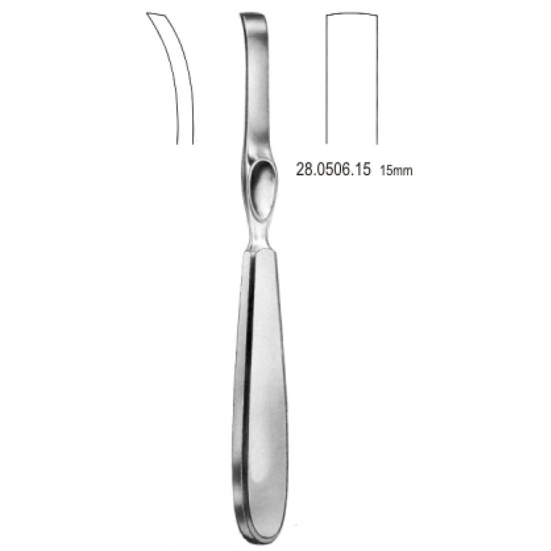 28.0506.15 Lambotte Elevatör 15mm 21cm