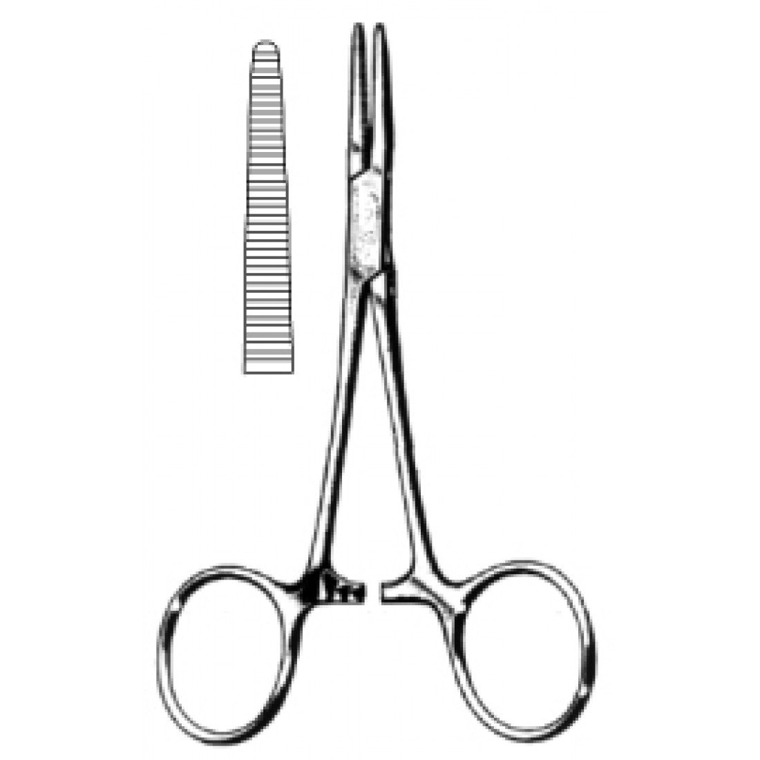 14.0156.12 Jones Arter Forseps Düz 12.5cm
