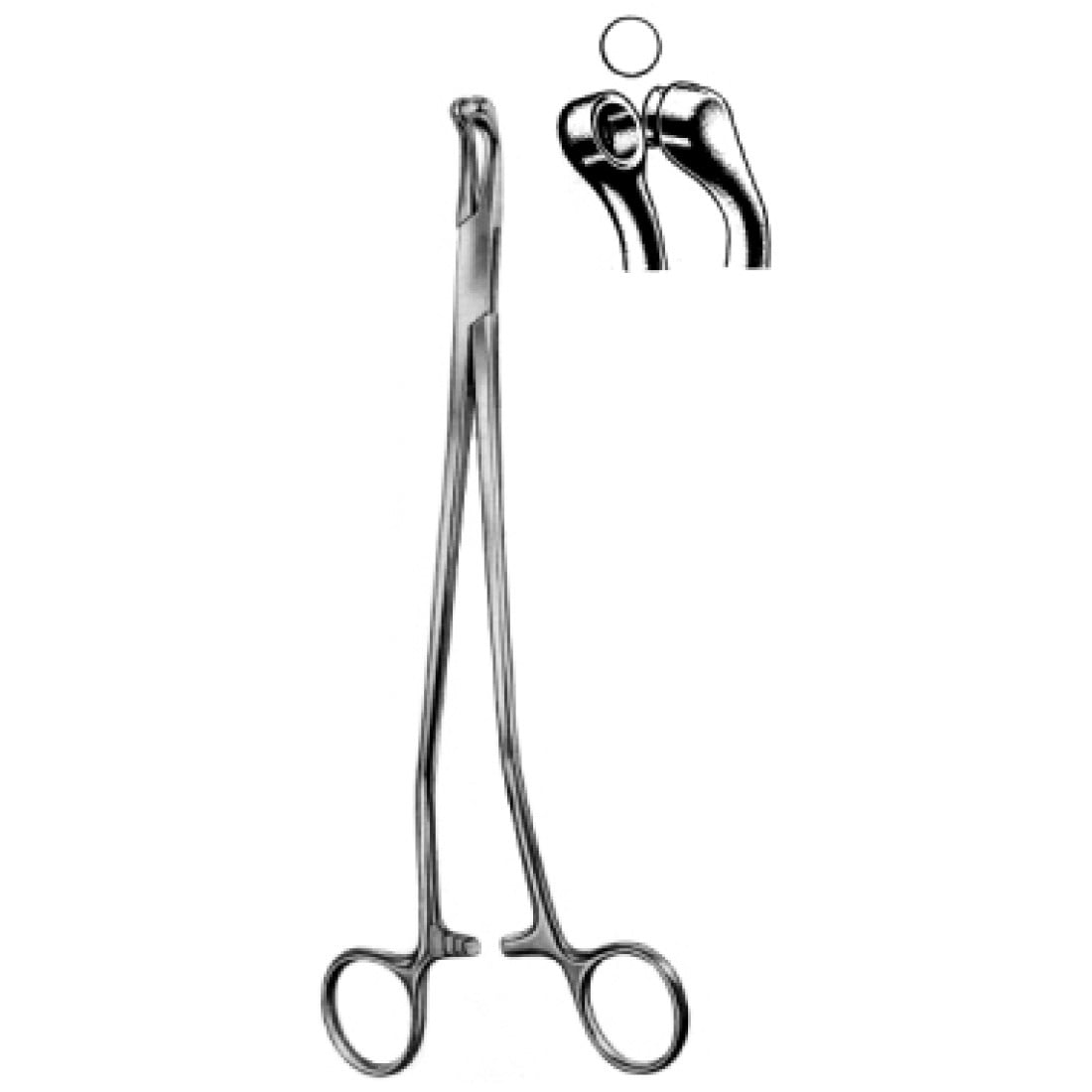 60.0754.24 Thomas Gaylor Servikal Biyopsi Forsepsi 24cm