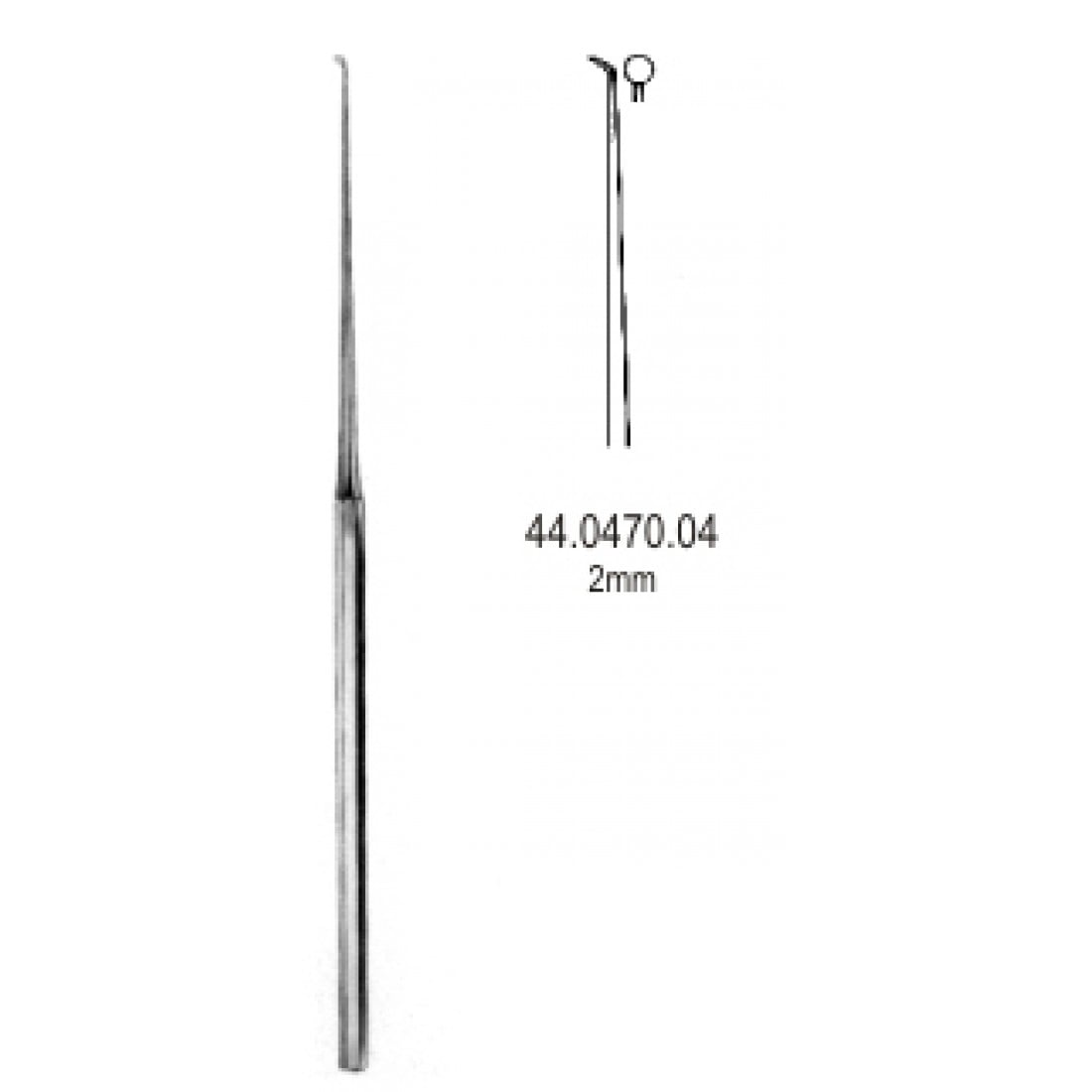 44.0470.04 Rosen Mikro Yuvarlak Bıçak 2.0mm, 15cm