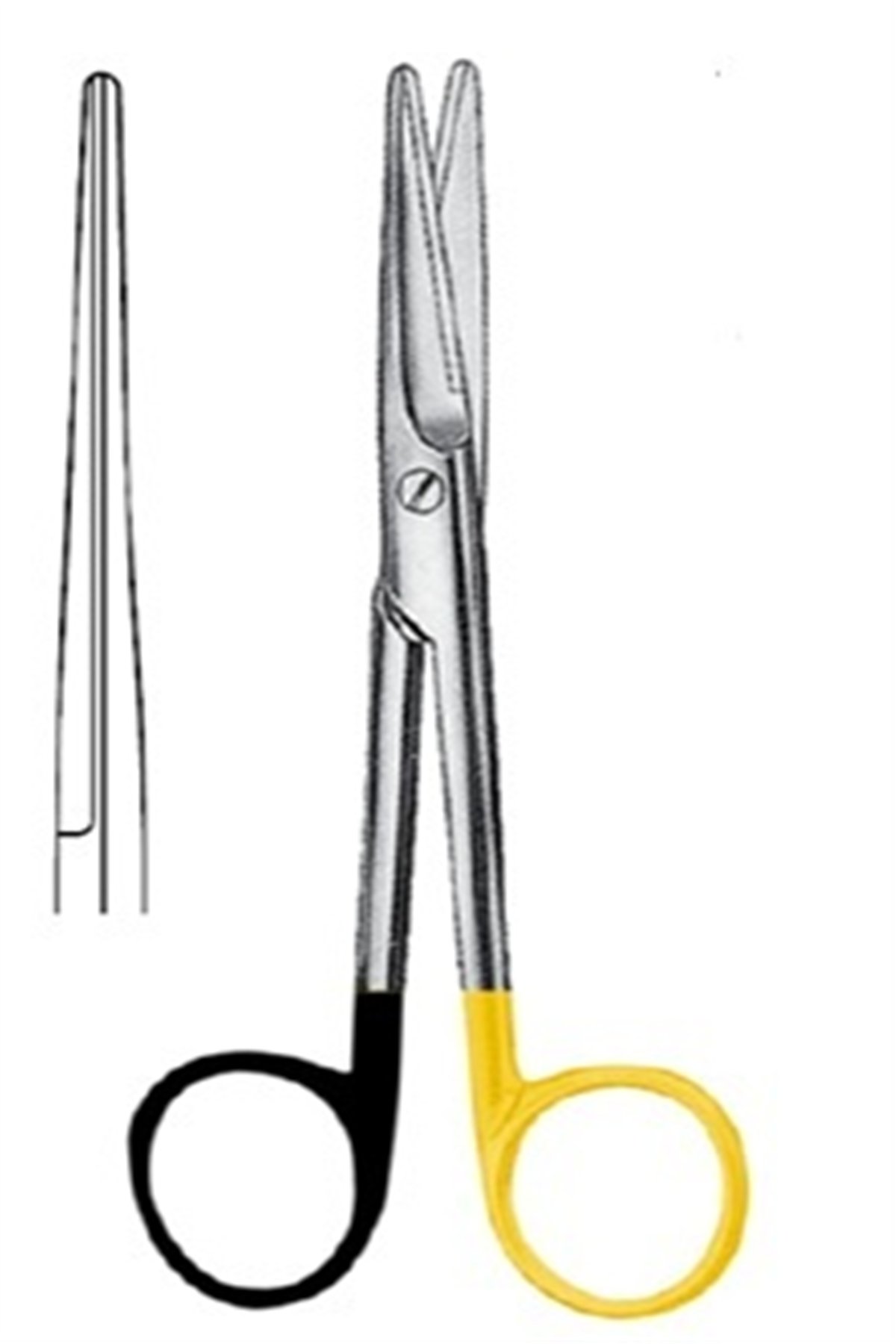 09.5052.15 Mayo Makas Düz 15cm S/CUT, TC