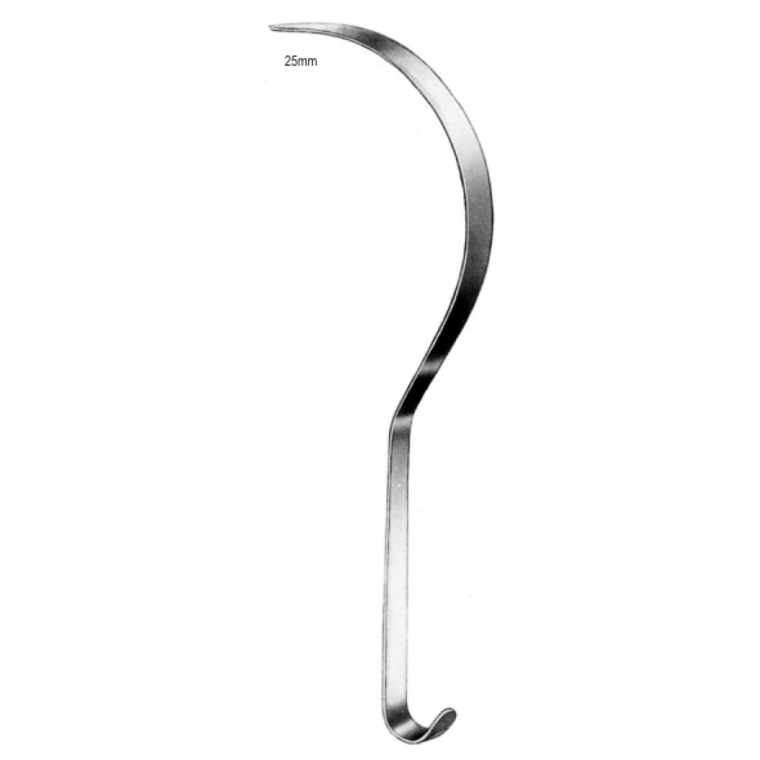 18.0600.04 Deaver Retractor 25x300mm