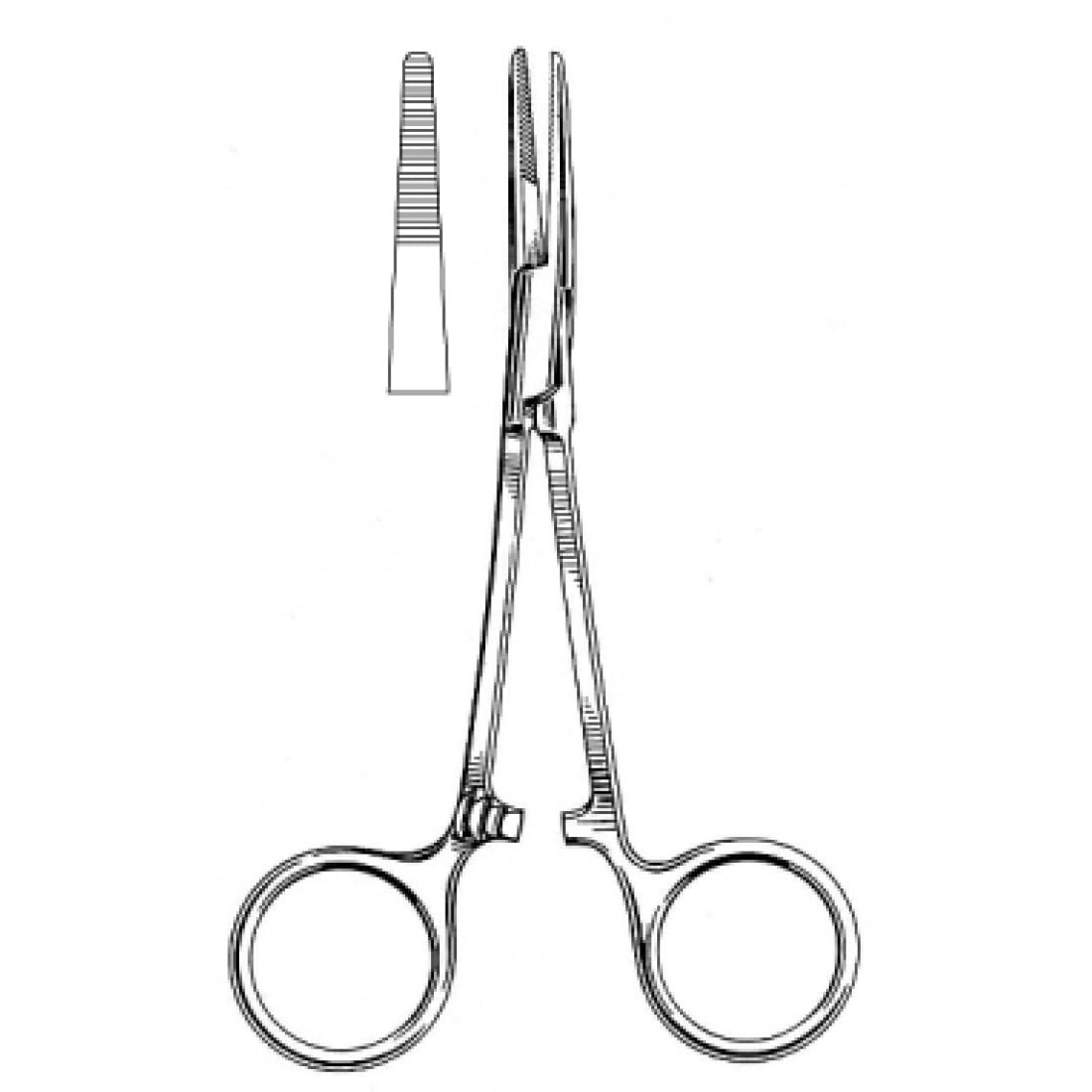 14.0210.14 Moynihans Arter Forseps Düz 14.5cm