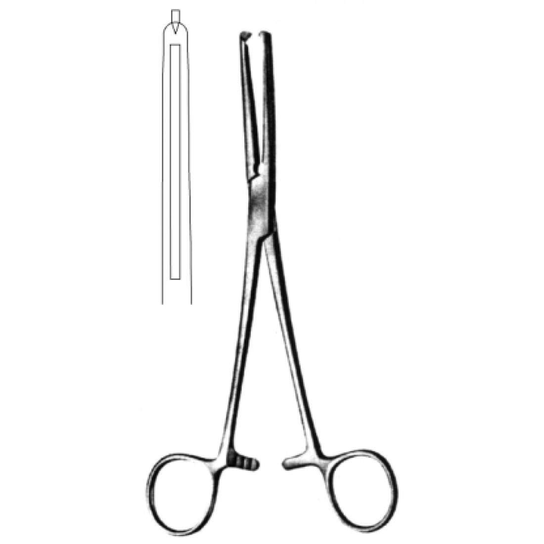 14.0536.20 Maingot  Histerektomi Forseps Düz  20cm
