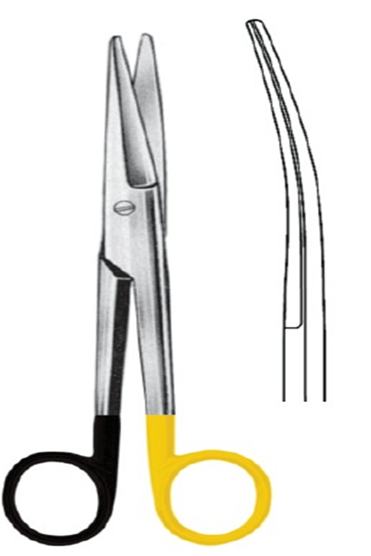 09.5073.17 Mayo Noble Makas Eğri 17cm S/CUT, TC