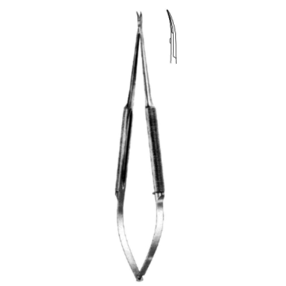 10.0974.18 Mikro Cerrahi Makas Eğri 18cm (GYN)