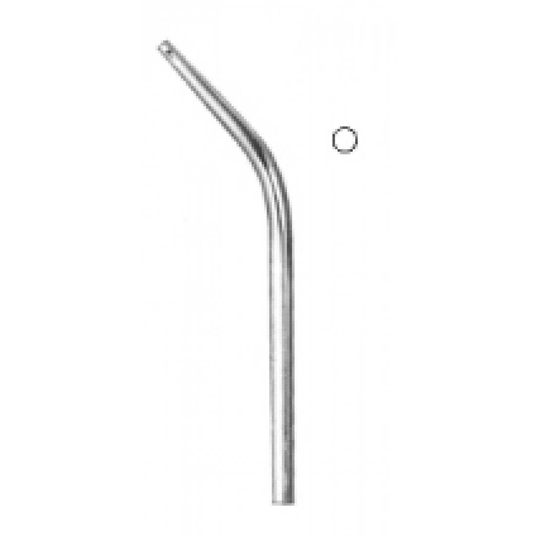 06.0484.07 Coupland Aspirasyon Tüpü Ucu, Yan Delikli, 2.5mm