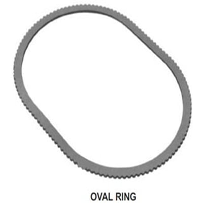 19.0732.20 BOOKWALTER Oval Halka 20x31cm