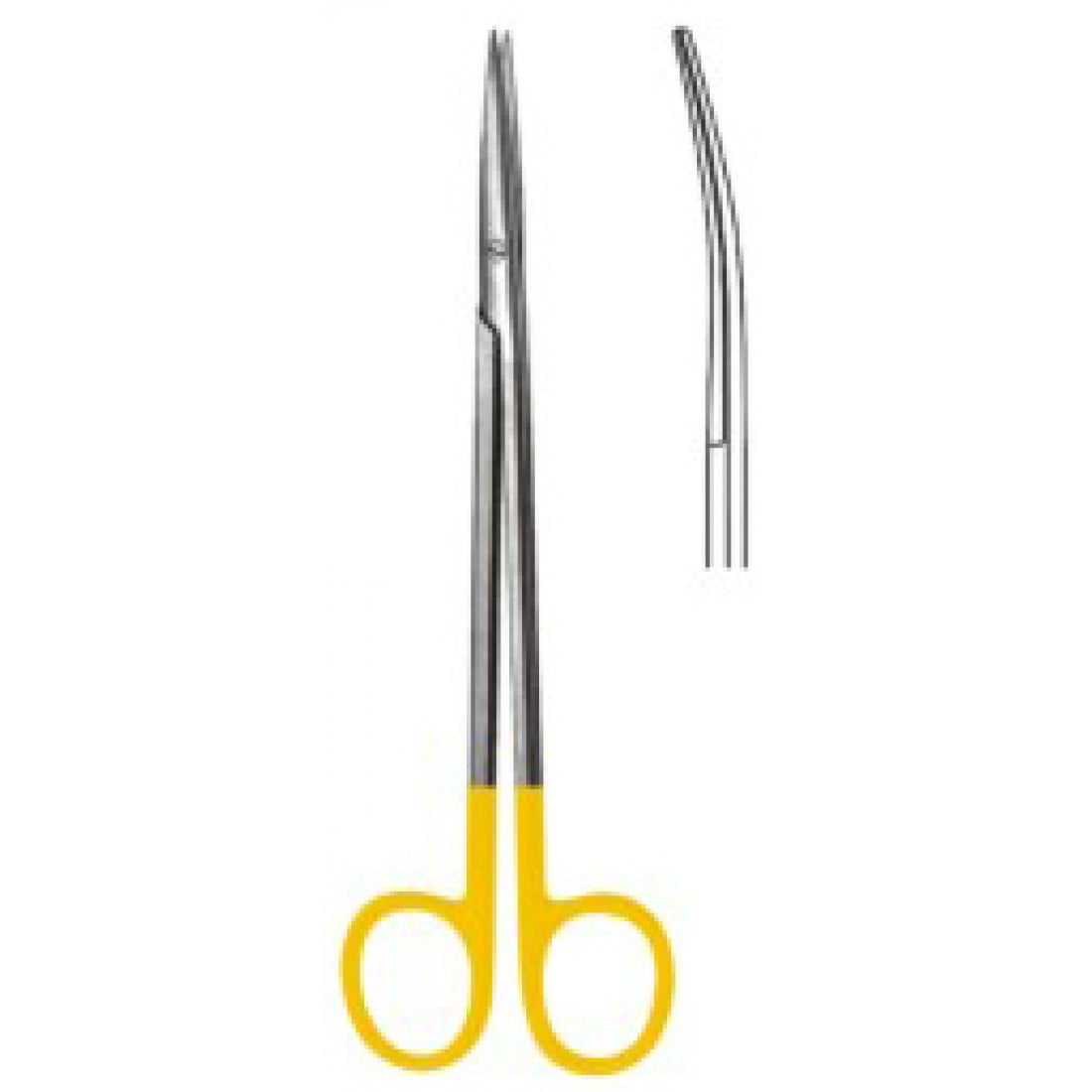 10.5363.18 Metzenbaum İnce Makas Keskin/Keskin Eğri 18cm TC