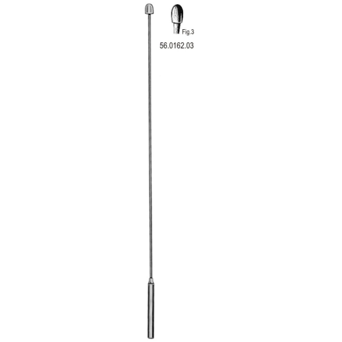 56.0162.03 Desjardins Safra Taşı Probu Fig.3, 28cm