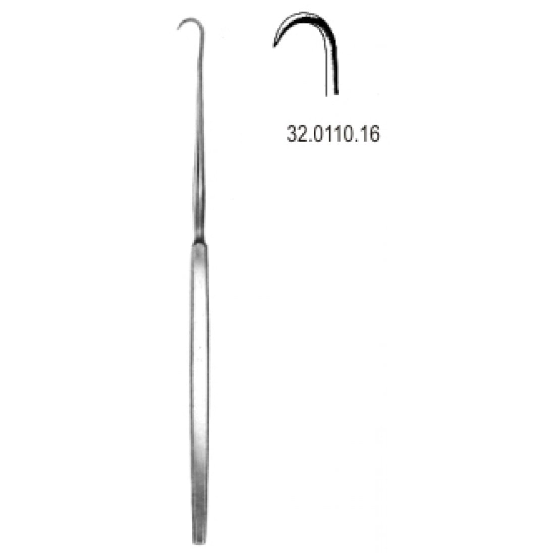 32.0110.16 Iterson Trakeal Kanca Keskin 16cm