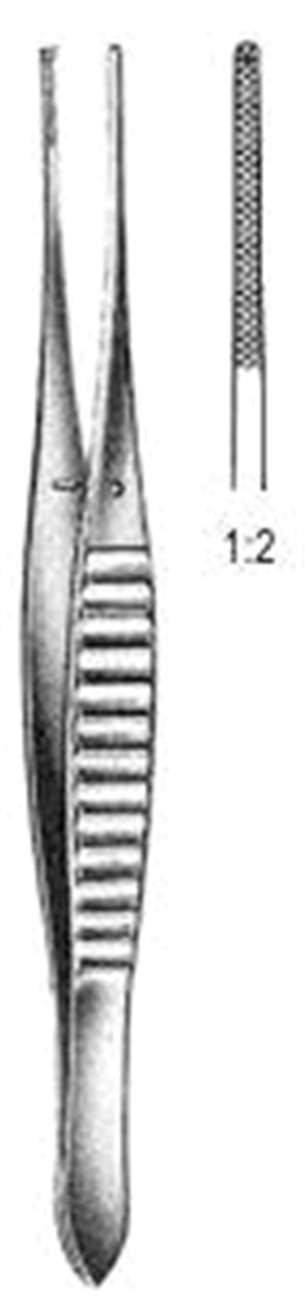 12.0204.15 Gillies Doku Forsepsi 1x2T 15cm