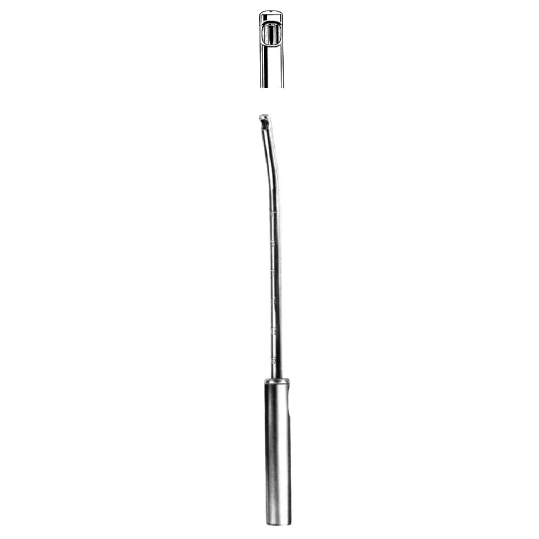 62.0600.08 Uterin Aspirasyon Küreti 8.0mm, 28cm
