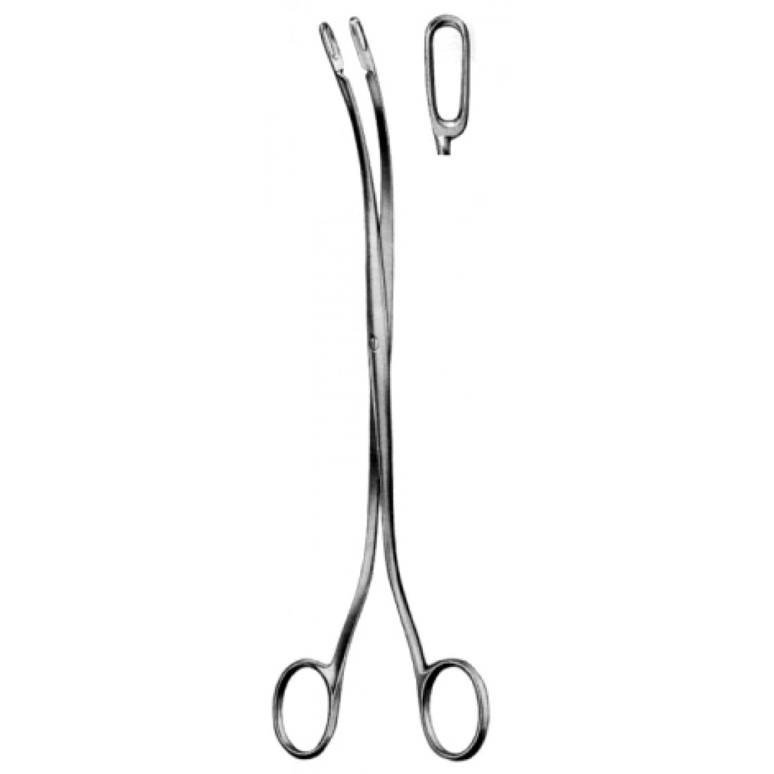 56.0066.23 Desjardins Safra Taşı Forsepsi Fig.4, 23cm