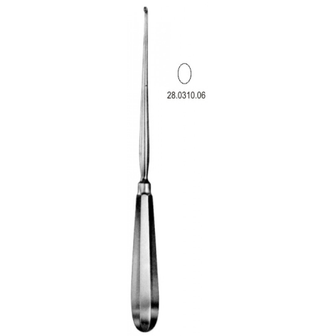 28.0310.06 Simon Kemik Küreti 24cm, Fig.6