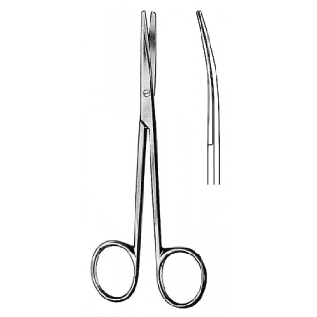 10.0341.14 Metzenbaum Makas Künt/Künt Eğri 14.5cm