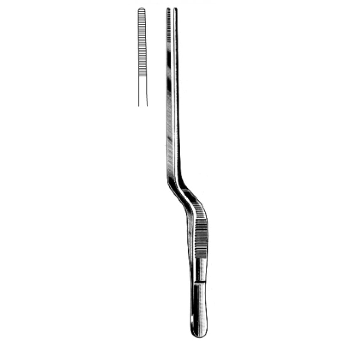 46.0186.20 Gruenwald Jansen Nazal Forseps Bayonet 20cm