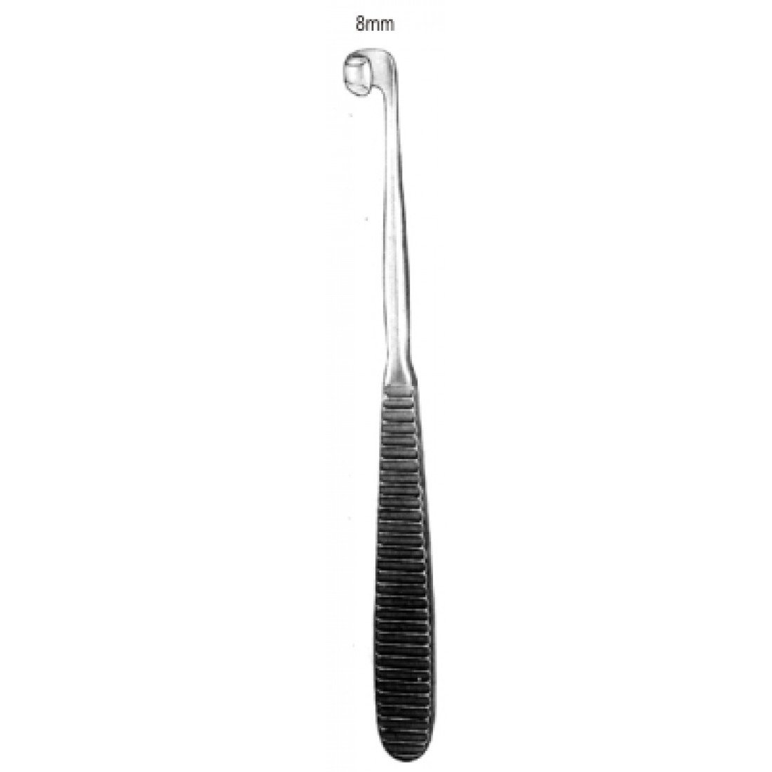 49.0600.19 Alt Çene Kenar Sıyırıcı  Sol 8mm, 19cm