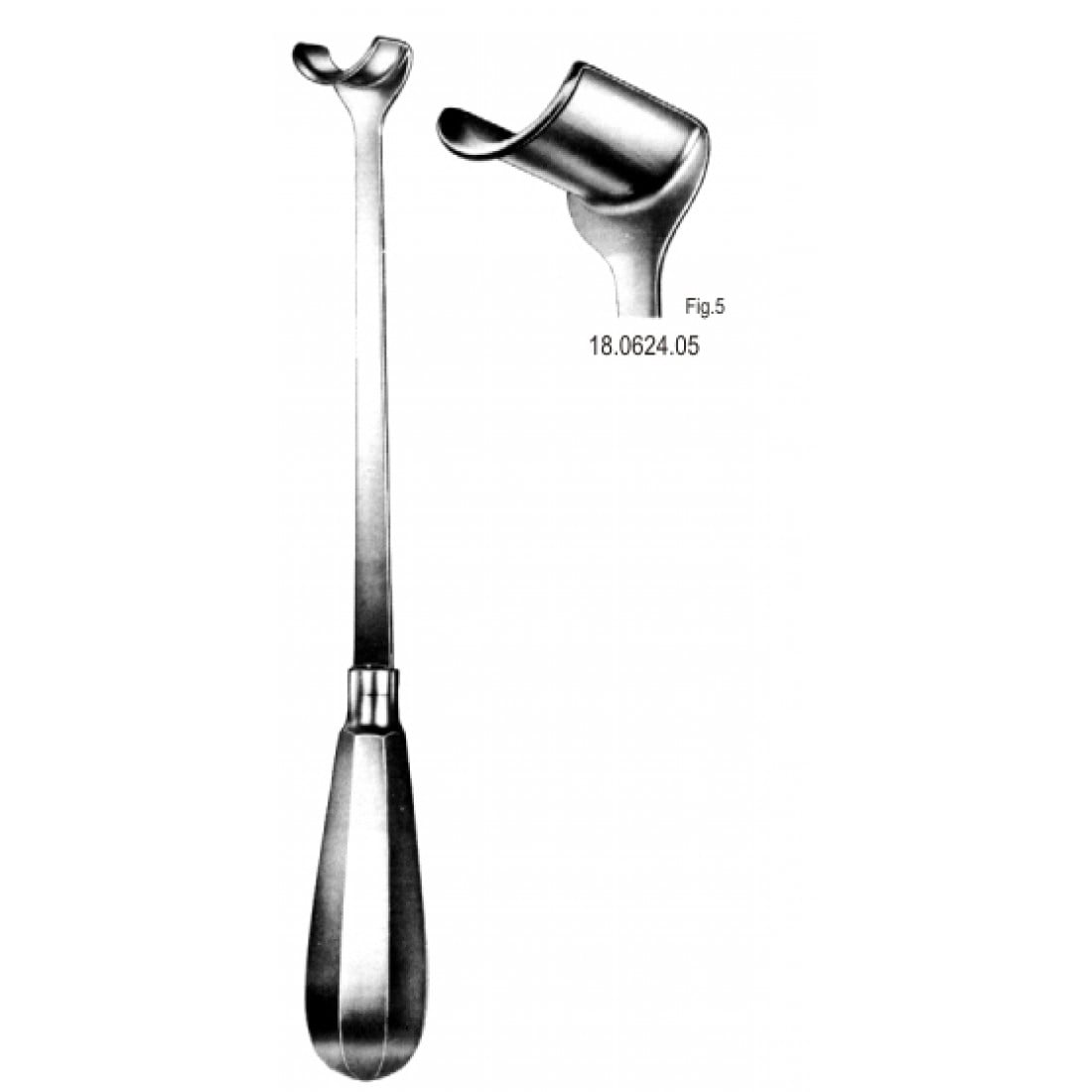 18.0624.05 Ross Aortic Wall Retractor 27x27mm, 27cm