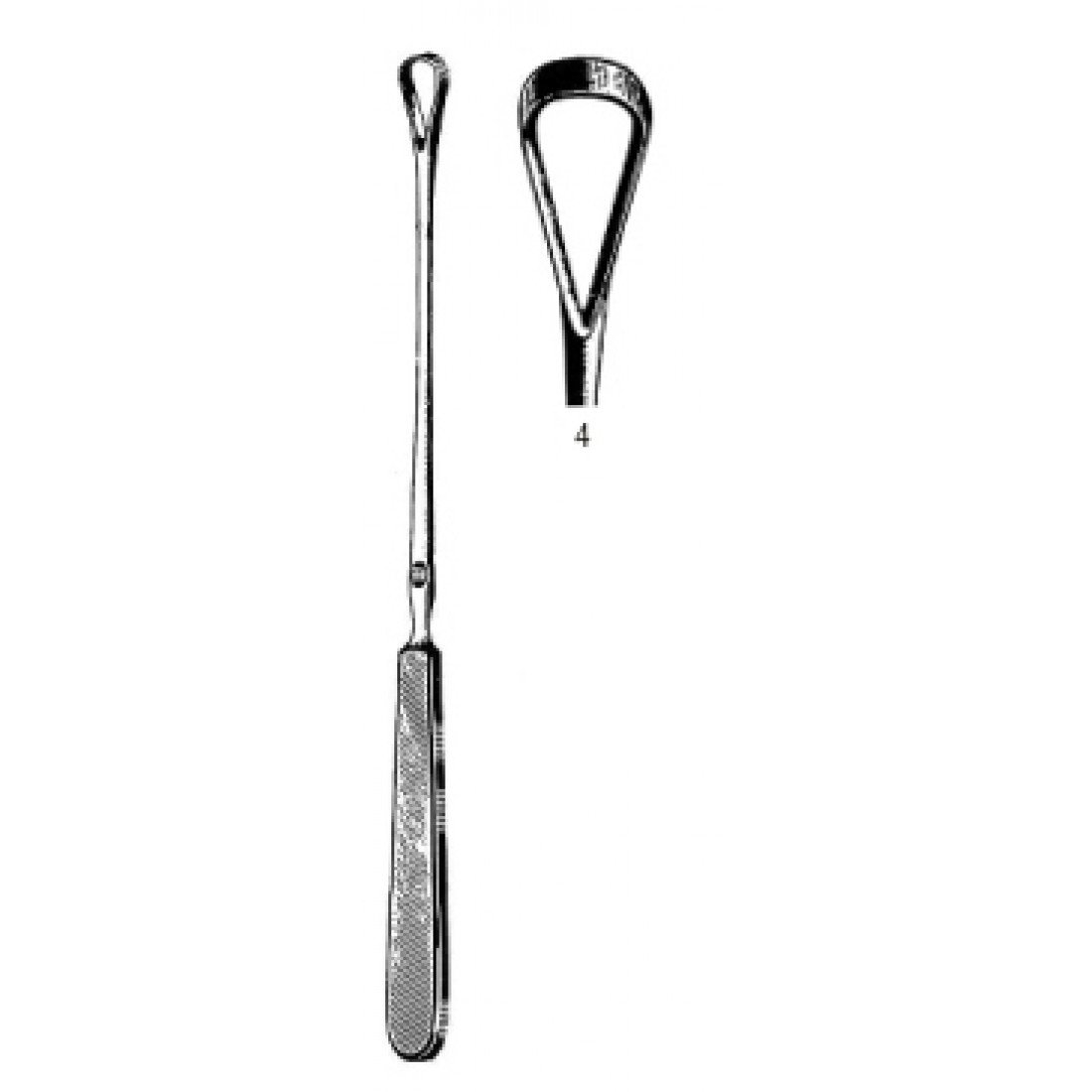 60.0882.04 Sims Küret Bükülebilir Künt 25cm Fig.4