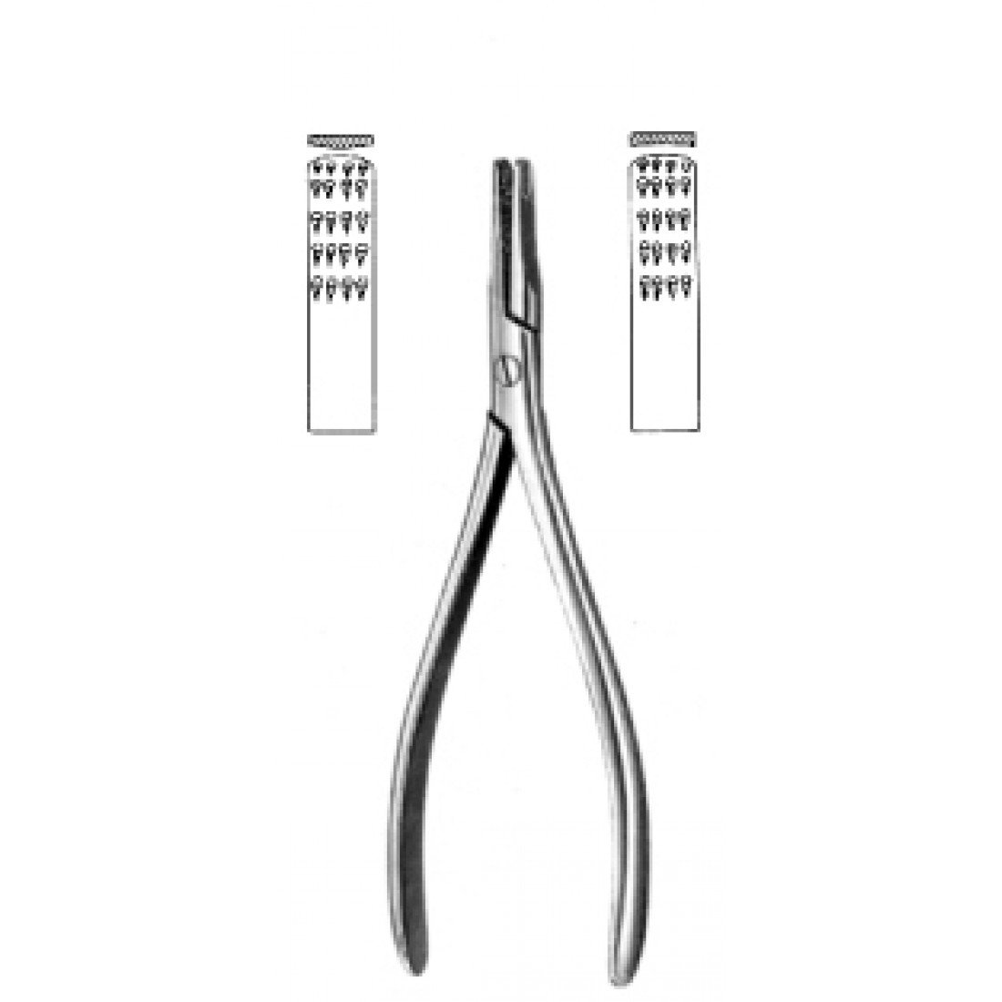 28.1454.13 Radolf  Forseps 6mm, 13.5cm