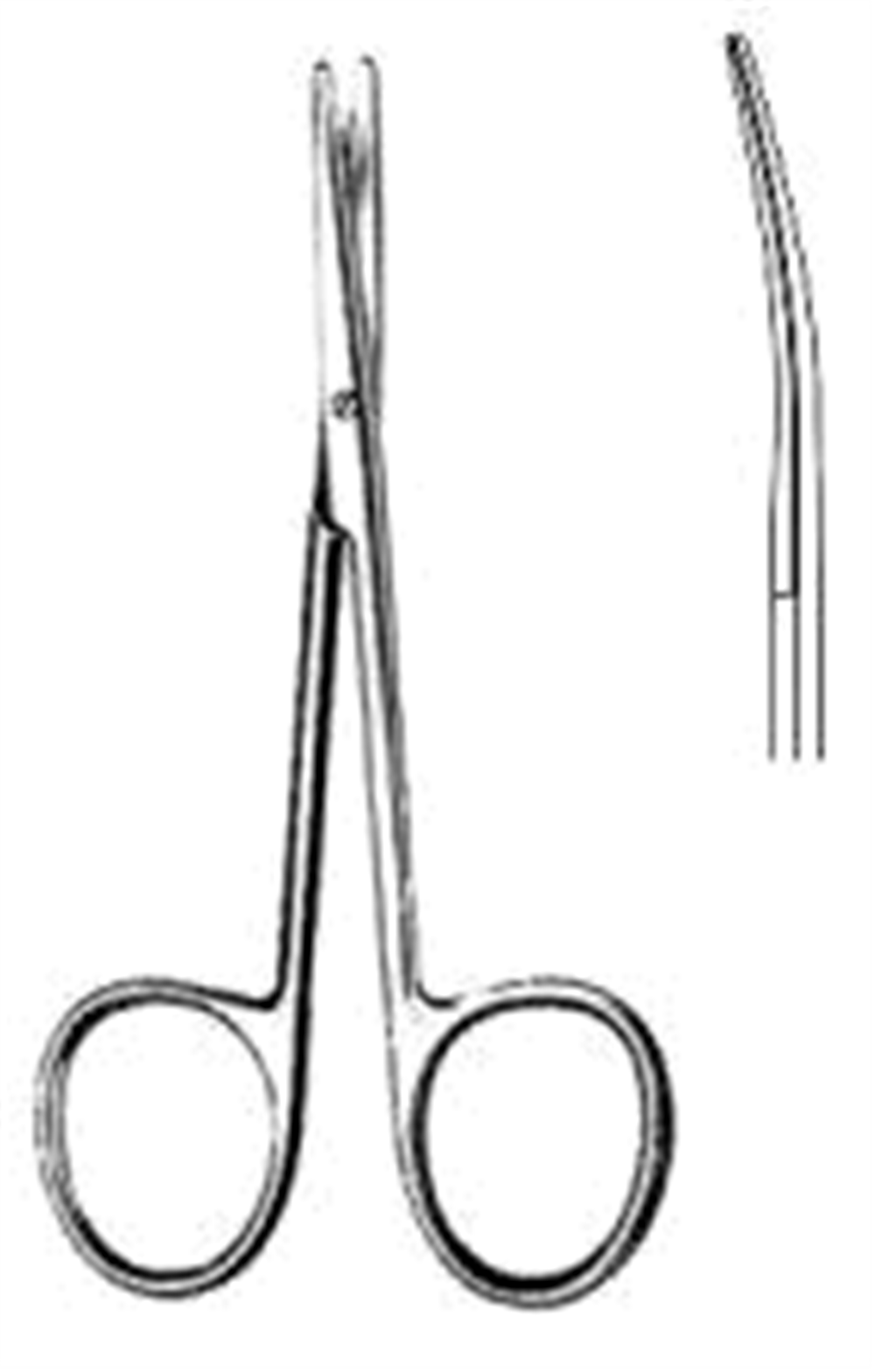 Baby Metzenbaum Makas Eğri 11.5cm