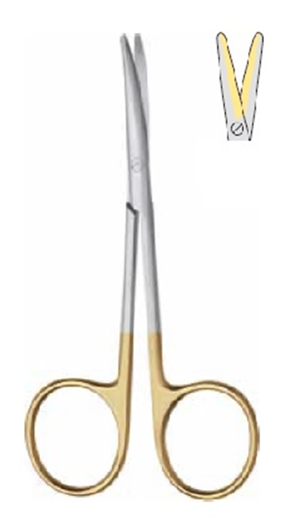 Baby Metzenbaum Makas Eğri Künt  11.5cm TC