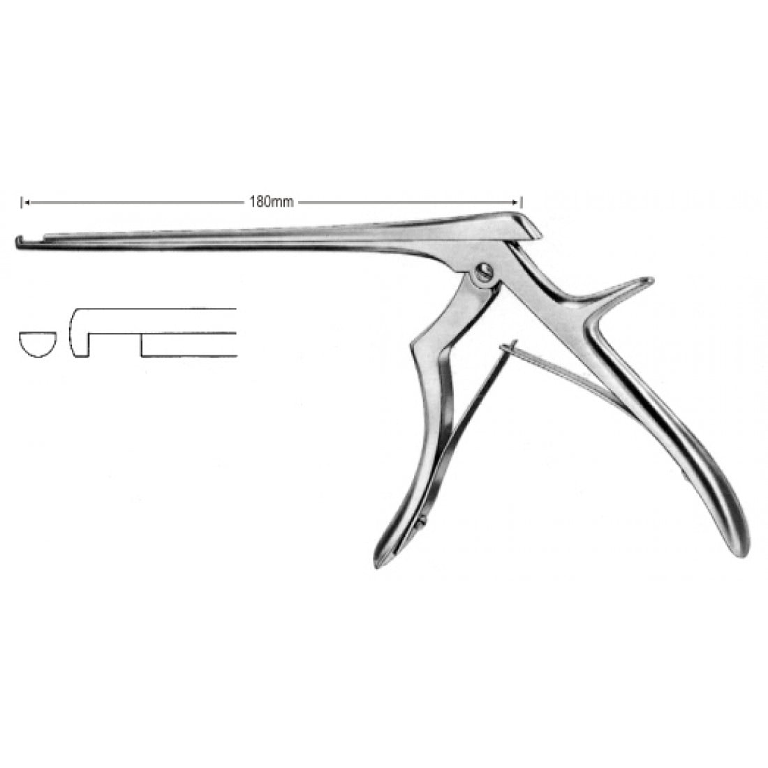 30.0532.06 Ferris Smith Kerrison Panç Aşağı Kesim 6mm, 18cm