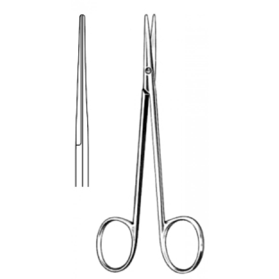 10.0160.11 Şaşılık Makası Düz 11.5cm
