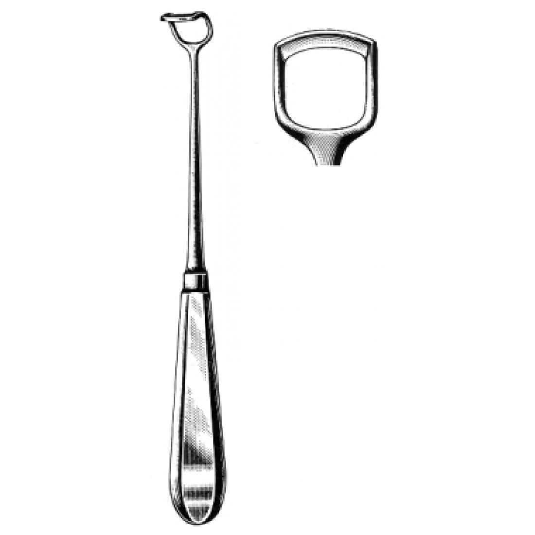 46.0850.03 Beckmann Adenoid Küret 14mm, 22cm Fig.3