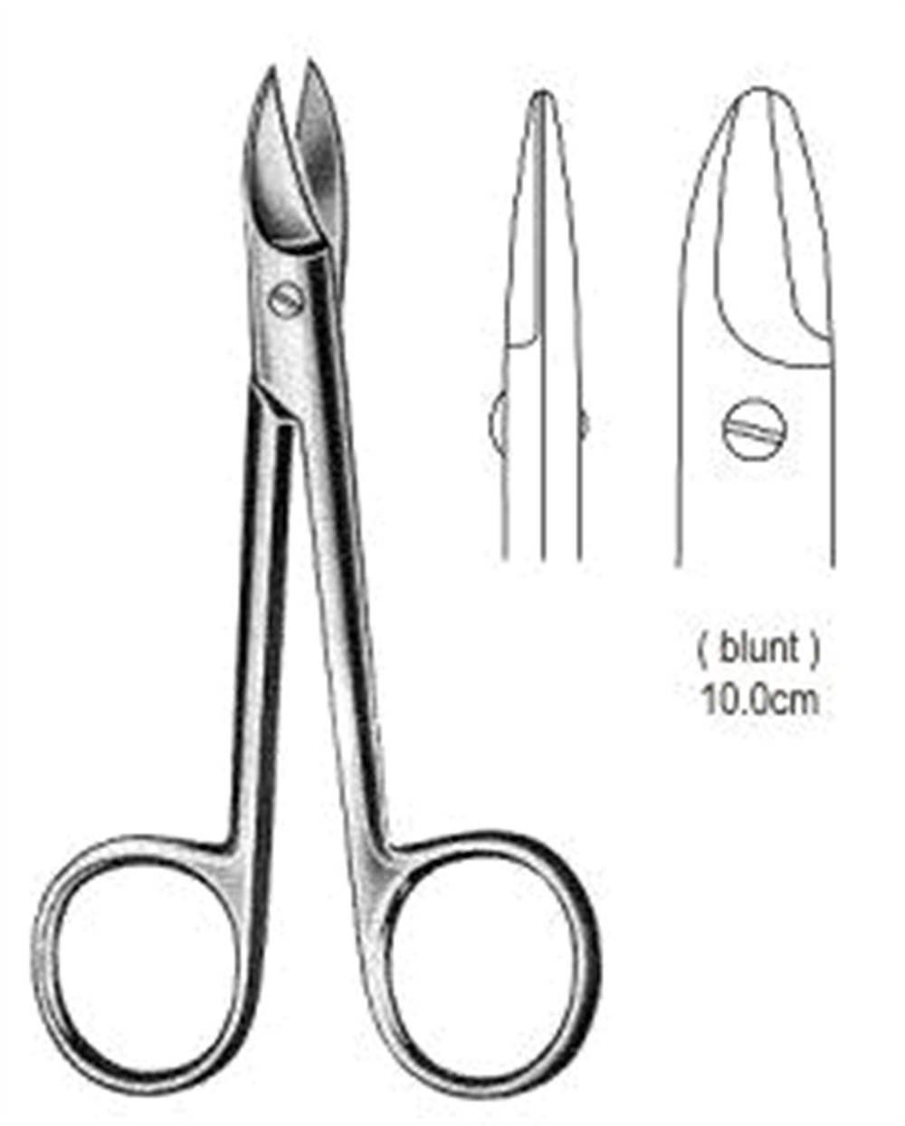 Beebee Makas Künt Düz 10cm