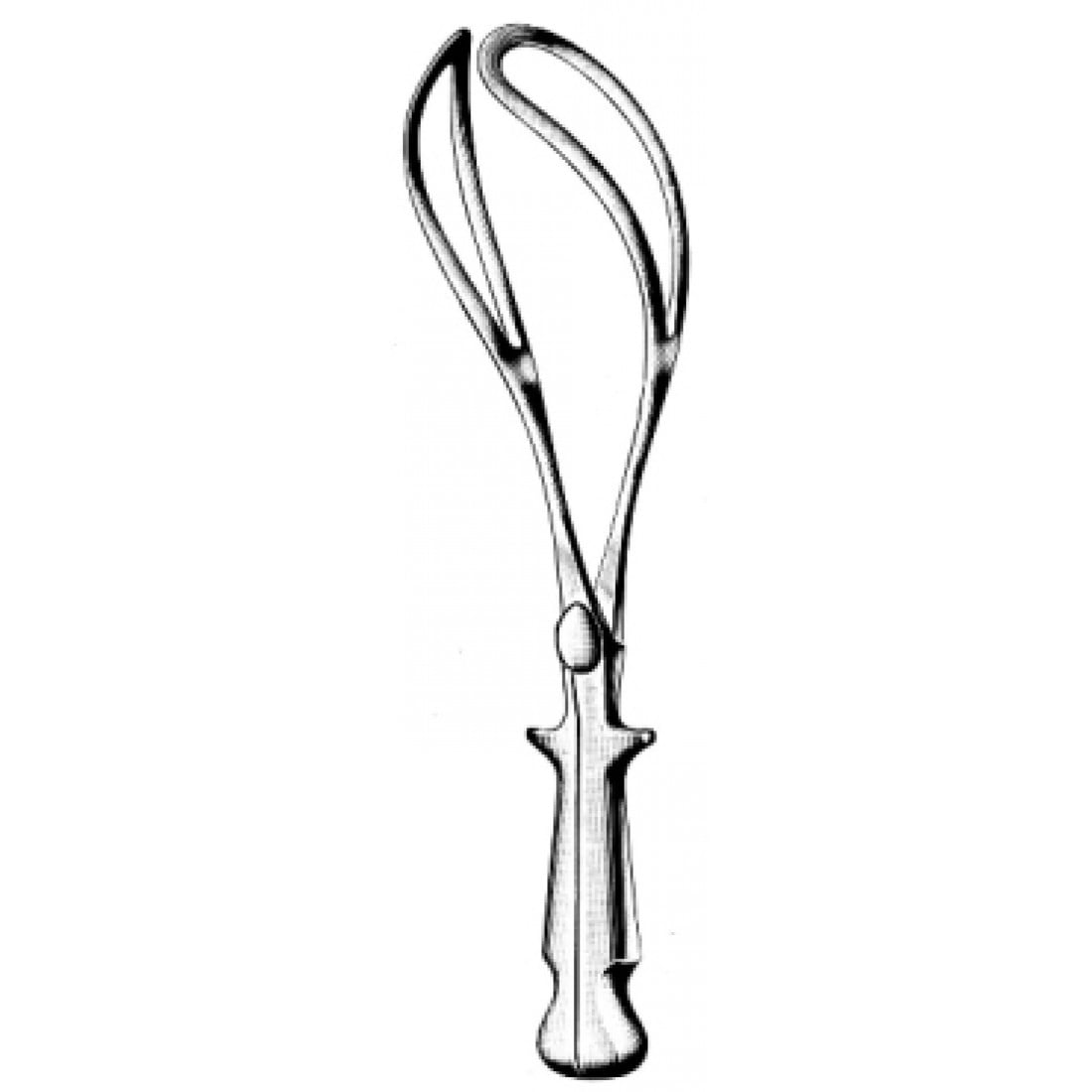 62.0080.40 Naegele Doğum Forsepsi 40cm