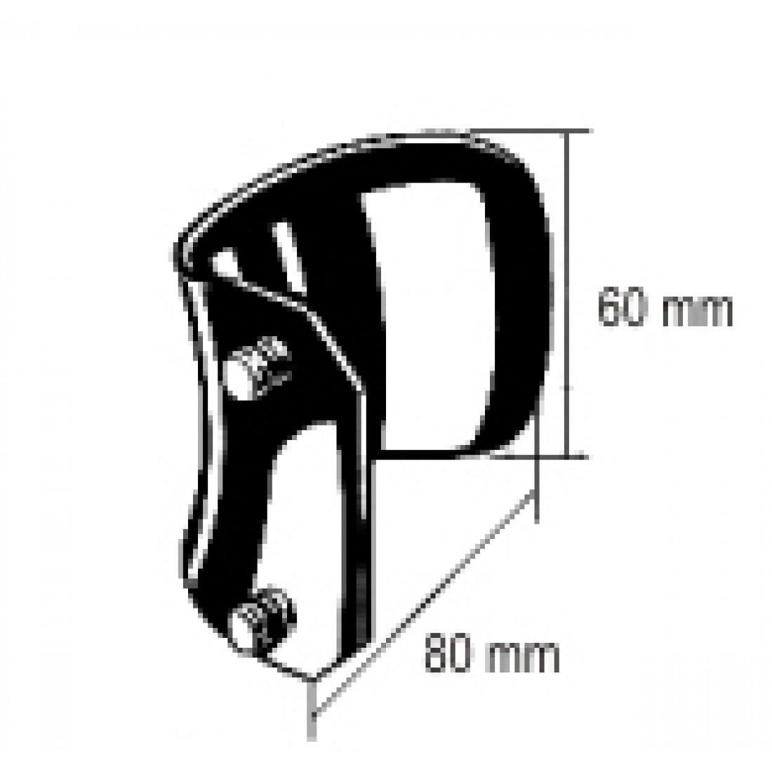 36.0491.80 Bıçak/ FINOCHIETTO Sternum Ekartörü İçin 80x60mm Çift