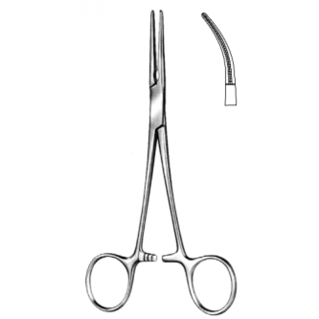 34.0131.16 DeBakey Rankin Arter Forseps Eğri 16cm