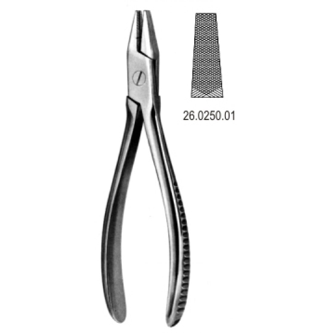 26.0250.01 Düz KarkaburunTırtıklı 17cm