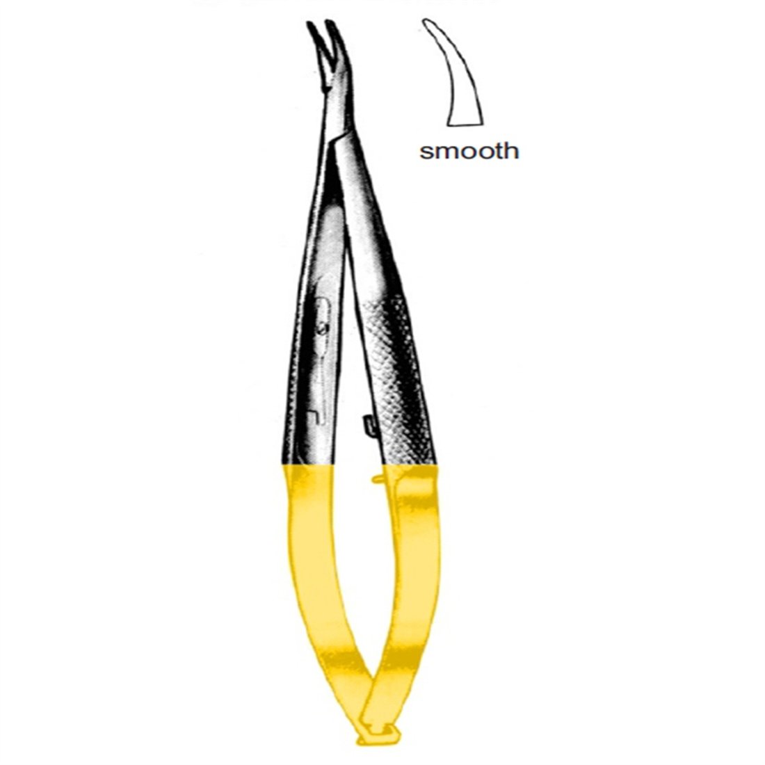 21.5276.14 Barraquer Troutman Portegü Eğri 14cm TC 