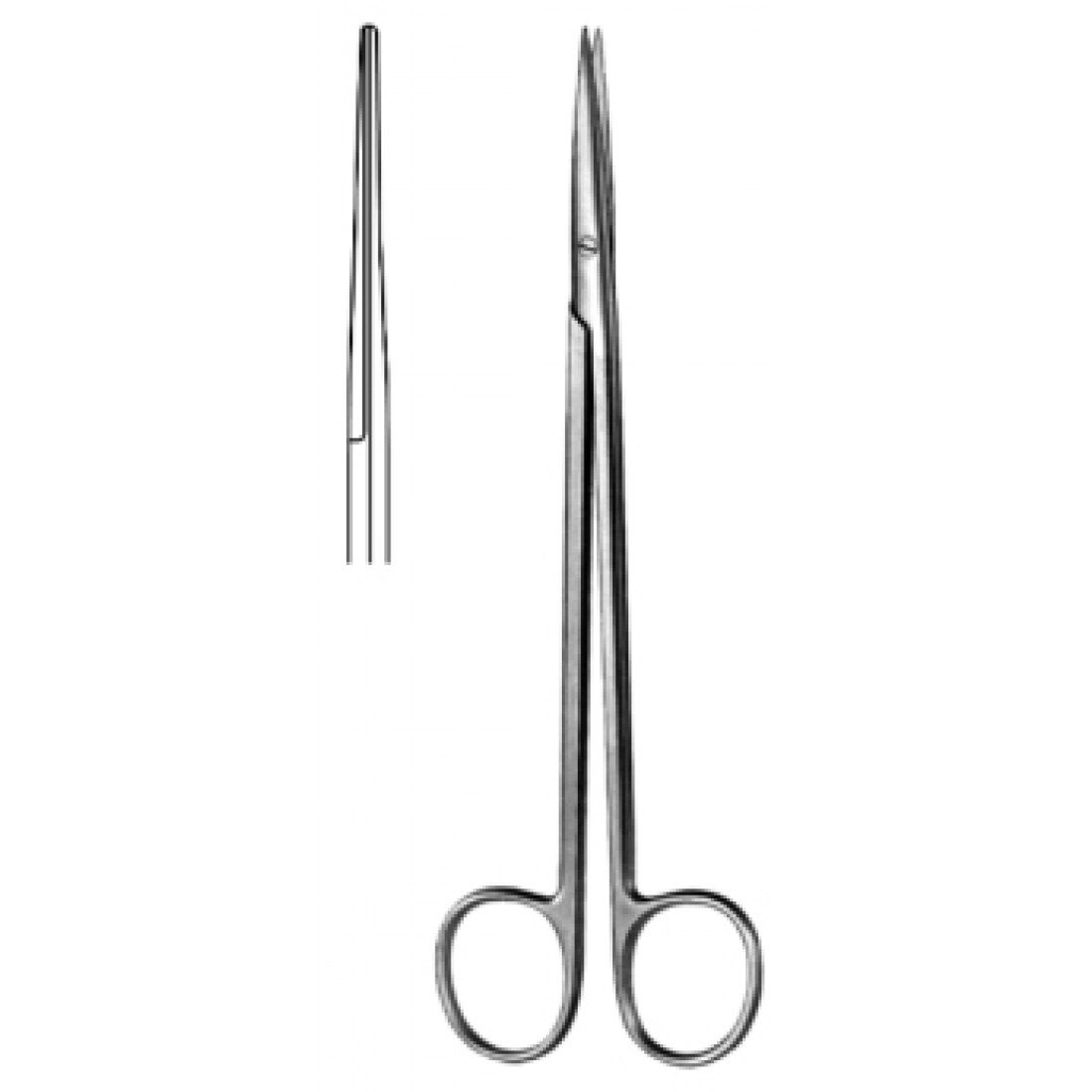 10.0362.18 Metzenbaum İnce Makas Keskin/Keskin Düz 18cm