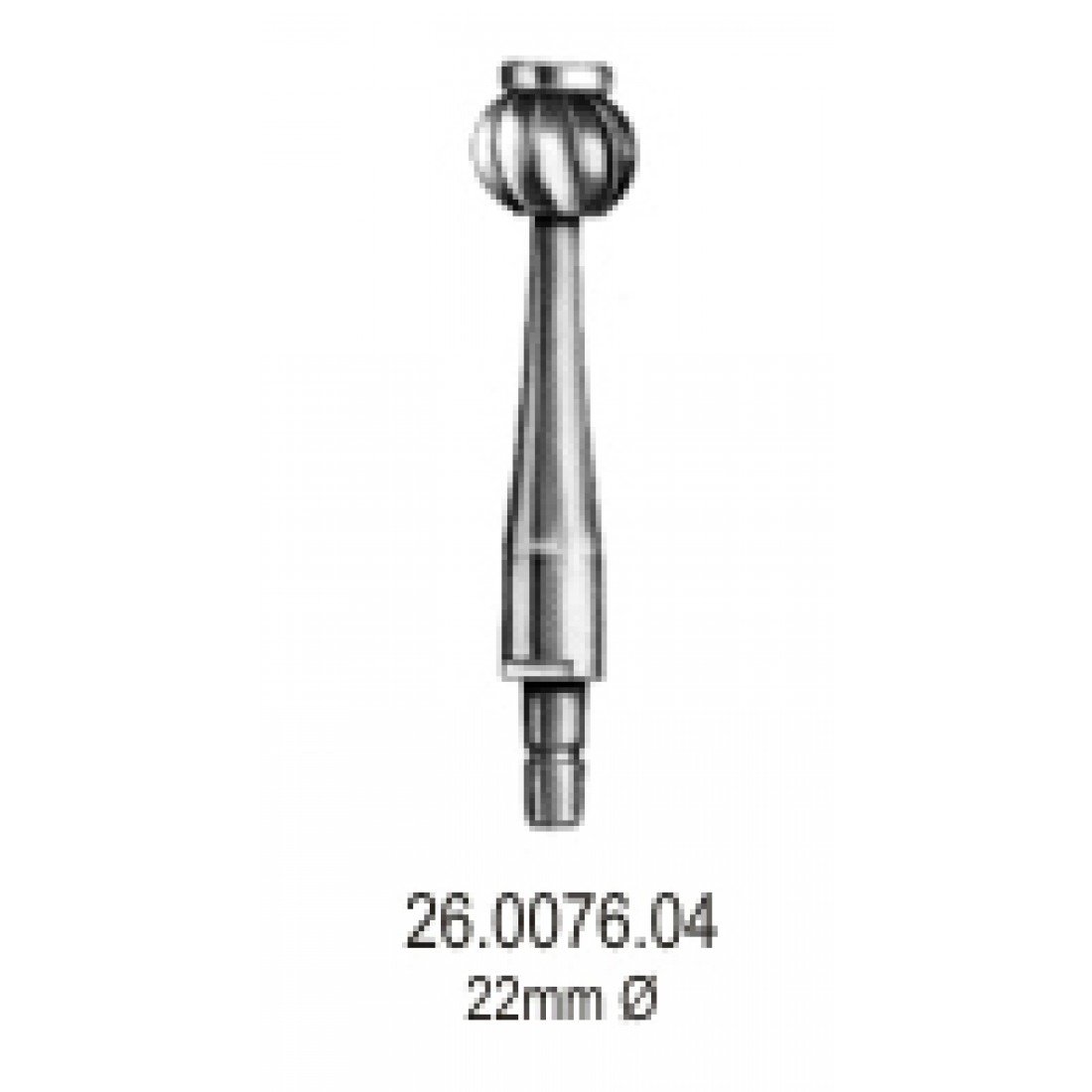 26.0076.04 Hudson El Matkabı Ucu 22.0mm